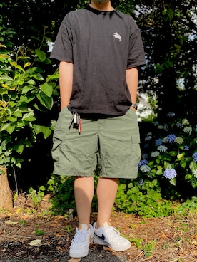 「鼻油」｜nan10naさん（メンズ・181cm）の夏コーディネート
