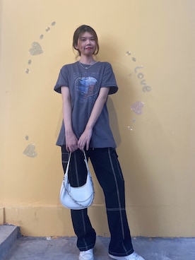 「Step Korea（Step Korea）のアイテム」を使った、冬日煎饺H_Vladaさん（レディース・168cm）の秋コーディネート