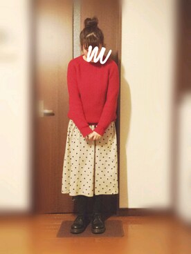 「正月」｜「アイテム（その他）」を使った、moezouさん（レディース・159cm）の冬コーディネート