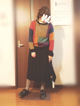 moezouさん（レディース・159cm）の冬コーディネート