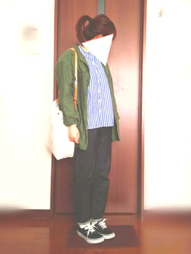 「relacher（ルラシェ）のアイテム」を使った、moezouさん（レディース・159cm）の春コーディネート