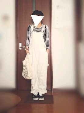 「CIBONE（シボネ）のアイテム（バッグ）」を使った、moezouさん（レディース・159cm）の春コーディネート