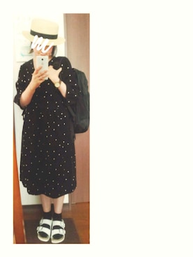 「サングラススタイル」｜「アイテム（ワンピース/ドレス）」を使った、moezouさん（レディース・159cm）の春コーディネート