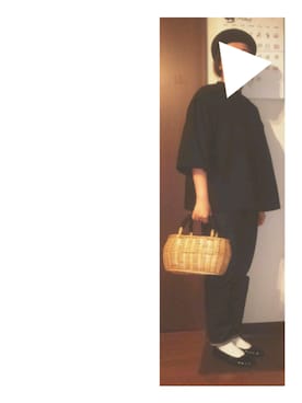 「コットンギャザーブラウス」｜moezouさん（レディース・159cm）の春コーディネート