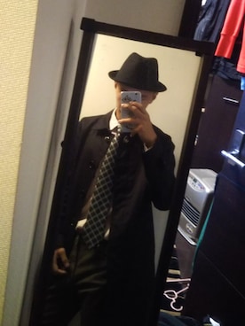 「アイテム（フォーマルスーツ/小物）」を使った、トコロテンさん（メンズ・176cm・10代）の秋コーディネート