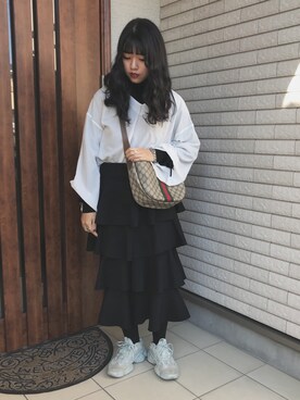 「2018マイベストコーデ」｜「アイテム（アナログ腕時計）」を使った、アイさん（レディース・162cm）の冬コーディネート