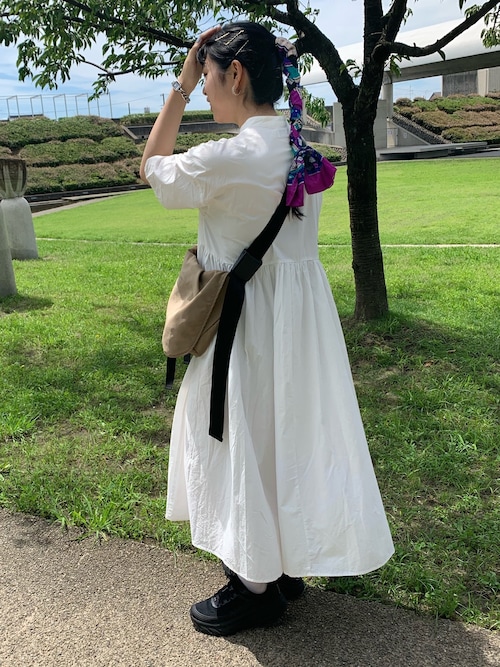 アイ Merlot Ikyuのシャツワンピースを使ったコーディネート Wear