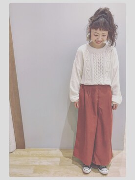 「モールニット」｜tomopuuさん（レディース・152cm）の冬コーディネート