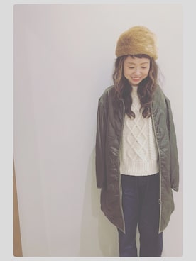 tomopuuさん（レディース・152cm）の冬コーディネート