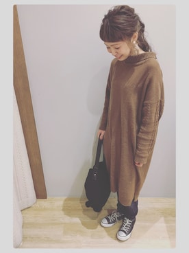 tomopuuさん（レディース・152cm）の冬コーディネート