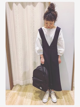 「Lee（リー）のアイテム（バッグ）」を使った、tomopuuさん（レディース・152cm）の春コーディネート