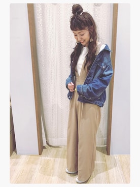 tomopuuさん（レディース・152cm）の春コーディネート