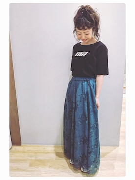 「NiCORON（ニコロン）のアイテム」を使った、tomopuuさん（レディース・152cm）の春コーディネート