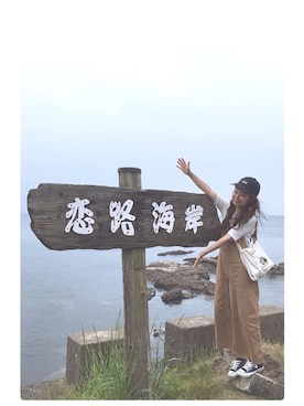 「SEVENDAYS=SUNDAY（セブンデイズサンデイ）のアイテム（帽子）」を使った、tomopuuさん（レディース・152cm）の春コーディネート