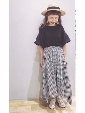 「イオンモール新小松」｜tomopuuさん（レディース・152cm）の夏コーディネート