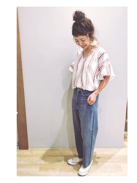 tomopuuさん（レディース・152cm）の夏コーディネート