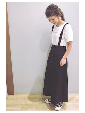 「ワンポイント」｜tomopuuさん（レディース・152cm）の夏コーディネート