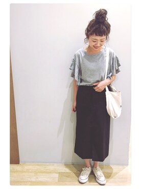 tomopuuさん（レディース・152cm）の夏コーディネート