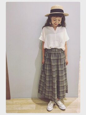 tomopuuさん(レディース・152cm)の夏コーディネート