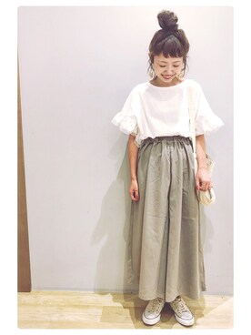 tomopuuさん（レディース・152cm）の夏コーディネート