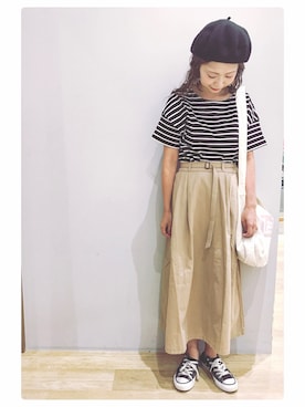 「イオンモール新小松」｜tomopuuさん（レディース・152cm）の夏コーディネート
