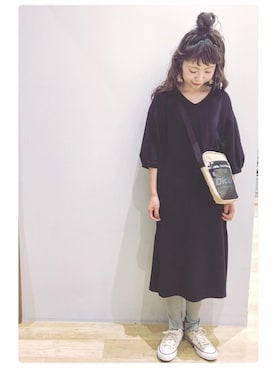 「Dickies（ディッキーズ）のアイテム（バッグ）」を使った、tomopuuさん（レディース・152cm）の夏コーディネート
