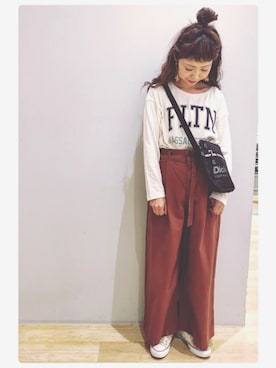 「Dickies（ディッキーズ）のアイテム（バッグ）」を使った、tomopuuさん（レディース・152cm）の夏コーディネート