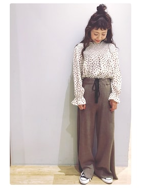 「ダルメシアン柄」｜tomopuuさん（レディース・152cm）の秋コーディネート