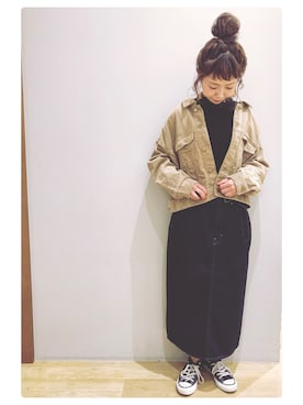 「フリル襟」｜tomopuuさん（レディース・152cm）の秋コーディネート