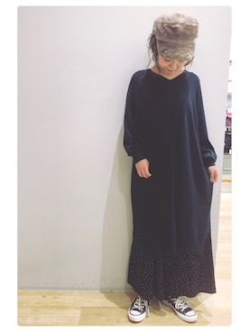 「スカーチョ」｜「アイテム（キャップ）」を使った、tomopuuさん（レディース・152cm）の秋コーディネート