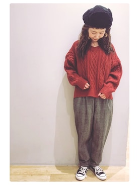 「グレンチェック」｜tomopuuさん（レディース・152cm）の秋コーディネート