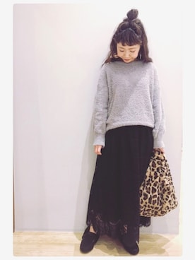 tomopuuさん（レディース・152cm）の冬コーディネート
