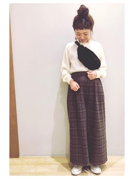 tomopuuさん（レディース・152cm）の冬コーディネート