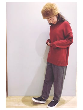 tomopuuさん（レディース・152cm）の冬コーディネート