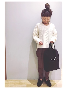 tomopuuさん（レディース・152cm）の冬コーディネート