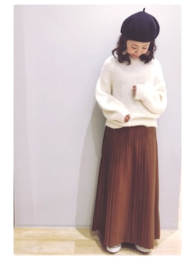 「イオンモール新小松」｜tomopuuさん（レディース・152cm）の冬コーディネート