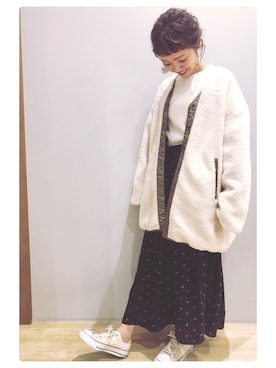 tomopuuさん(レディース・152cm)の冬コーディネート