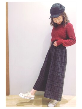 tomopuuさん（レディース・152cm）の冬コーディネート