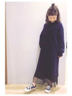 tomopuuさん（レディース・152cm）の冬コーディネート