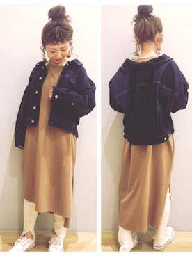 tomopuuさん（レディース・152cm）の春コーディネート