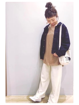 「ワッフル」｜tomopuuさん（レディース・152cm）の春コーディネート