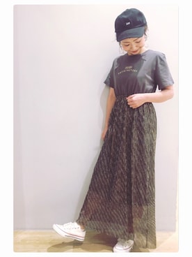 「NiCORON（ニコロン）のアイテム」を使った、tomopuuさん（レディース・152cm）の春コーディネート