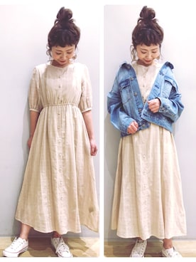 tomopuuさん（レディース・152cm）の春コーディネート