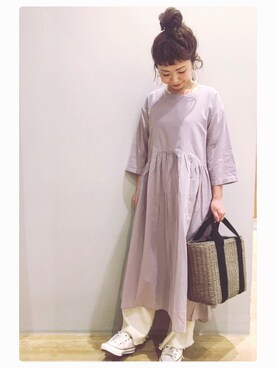 tomopuuさん（レディース・152cm）の春コーディネート