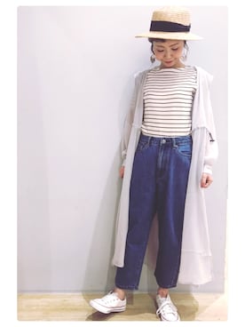 tomopuuさん（レディース・152cm）の春コーディネート