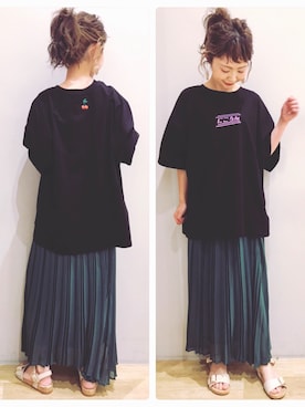 「NiCORON（ニコロン）のアイテム」を使った、tomopuuさん（レディース・152cm）の春コーディネート