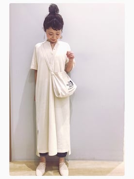 「koe（コエ）のアイテム」を使った、tomopuuさん（レディース・152cm）の春コーディネート