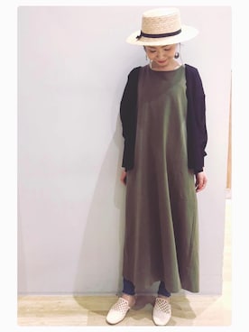 「koe（コエ）のアイテム」を使った、tomopuuさん（レディース・152cm）の春コーディネート