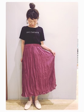 「koe（コエ）のアイテム」を使った、tomopuuさん（レディース・152cm）の春コーディネート