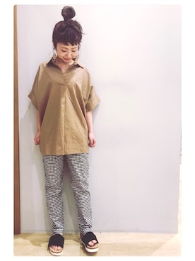 tomopuuさん（レディース・152cm）の春コーディネート